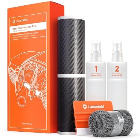 Luxshield Ochraniacze progów drzwi samochodowych do Formentor KM7 I 2020-2024, folia ochronna do płyt samochodowych, osłony paneli węglowych