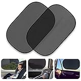 🚗[Mejor tamaño]: La visera para el sol del cochecito (51 cm x 31 cm) puede proporcionar un área más grande para proteger a su hijo. La forma y el tamaño perfectos se adaptan a la mayoría de las ventanas de los automóviles. Le recomendamos que mida el tamaño de las ventanas de su automóvil antes de comprar nuestros productos Para no traerte problemas innecesarios.