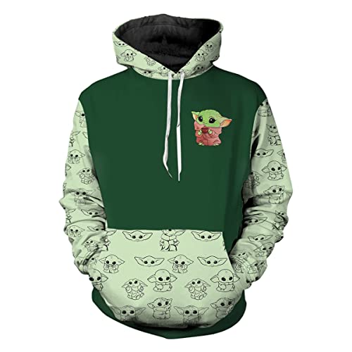 Gepostore Baby Allien 3D Hoodie, I Love You To The Moon Allien Hoodie, Gift For Allien Lovers, Allien Gifts, Allien Clothes, Allien Shirt (Large) #TOP23