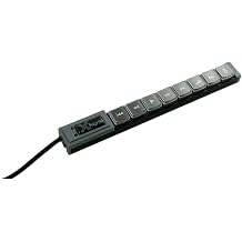X-keys XK-8 USB Programmable KVM Keypads and Keyboards 8 Key, Grey