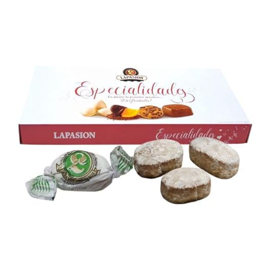 LAPASION Polvorones de Almendra Sin azúcar| Polvorón Navideños |Endulzado con Edulcorantes | Artesanos Españoles | Presentación 1 kg