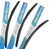 【フロント3本セット】 エアロ デザイン ワイパー ブレード 550mm 500mm 500mm 3本 いすゞ イスズ グラファイト+モリブデン ダブルコーティング 天然ゴム100％ KURVE クルエ GD555050