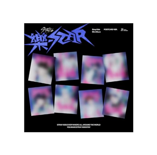 Album Stray Kids Star Version Carte Postale pour Compléter Enfin Votre Collection