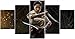 Gmoope Assassins Creed Origins Cuchillos Aya Juegos De Arte Conceptual 5 Piezas De Murales, Cuadros De Lienzo, Pinturas Al Óleo, Impresiones, Decoración De Lienzo, Arte De La Pared del Hogar