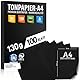 100 Stück Schwarz TONZEICHENpapier A4 – 130g stark – Schwarze Blätter – Bastel Bogen - Vollschwarz – Stabiles Zeichenpapier, Pappe zum Basteln, Zeichenkarton - DIY - Kreativ Zubehör für Fotoalben