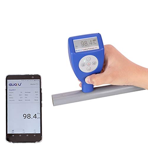 Jauge d'épaisseur numérique Guoou GTS8102 Bluetooth pour peinture de voiture