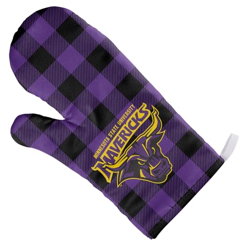 Minnesota State University Mankato Buffalo Check Oven Mitt Kitchen and BBQ