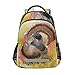 FVFV Abstrakte Kunst Truthahn Jungs Studentenrucksack Kinderrucksack Büchertasche Schülerrucksack Rucksäcke für Teen Mädchen