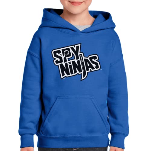 Spy Ninjas Team Colours - Youth Hoodie (Blue, Youth Medium 7-8 Chest 30 cm)