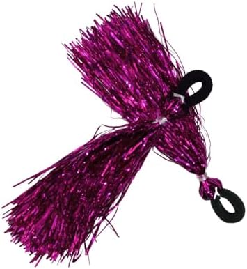 BookMyCostume Nylon Magenta Pom Poms Cheerleader Dance Kids & Adults Costume Accessory