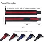 Wrist Wraps, 2 Pack Wrist Brace Wrist Straps for Weightlifting, Wrist Straps Lifting Straps Wrist Weights Carpal Tunnel Wrist Brace, Wrist Brace for Working Out Gym Accessories for Men (Black) - Image 5