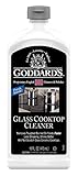 Goddard's Glass Cooktop Cleaner – Non-Abrasive Glass Cleaner for Stove Top Covers – Hard Water Stain Remover & Spot Cleaner to Protect, Polish & Shine – Easy-to-Apply Stove Top Cleaner (16 oz)