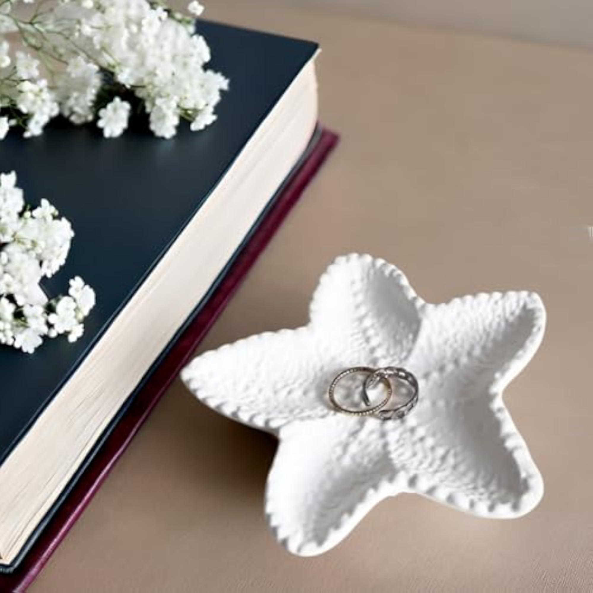 Starfish Decorative Trinket Tray for Rings & Earrings