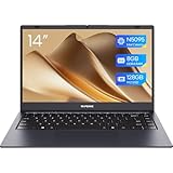 WIPEMIK Laptop Computer, 8GB RAM, 128GB SSD, Quad-Core N5095 Processor Laptop, 14