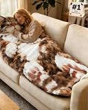 Genérico Saco De Dormir Esponjoso para Gatos Adultos, con Forma De Animal, Saco De Dormir Gigante De Peluche con Forma De...