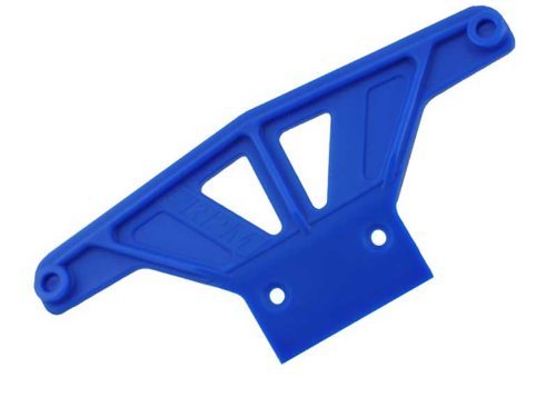 Rpm Wide Front Bumper Black Rustler, Stampede, Bandit, Blue #TOP1