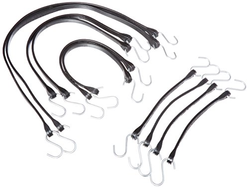 Erickson 06610 Multiple Length EPDM Rubber Tarp Strap, (Pack of 10)