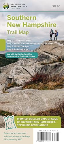 Southern New Hampshire Trail Map: Mount Monadnock