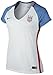 Women's Nike U.S. Stadium Top White/Game Royal/Midnight Navy Size Small