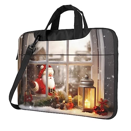 Sacoche ordinateur portable étanche avec motif de Noël pour PC et Mac