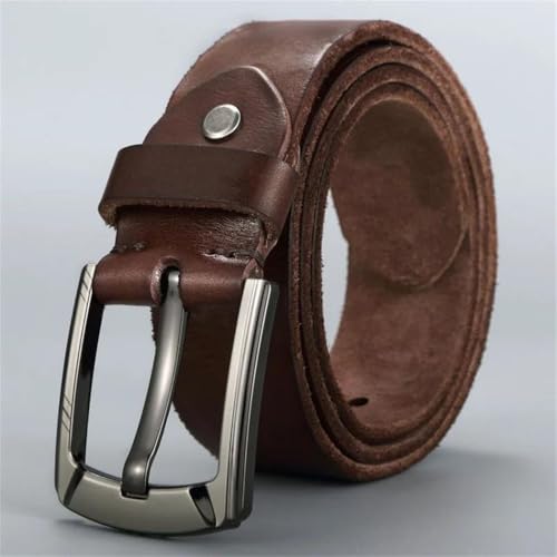 Men's Genuine Leather Belt, Handcrafted Men's Belt, Vintage Needle Buckle, Top-Layer Jeans Belts2
