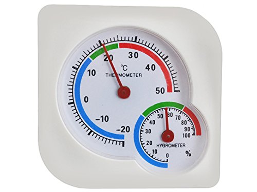 Preisvergleich Produktbild ISO TRADE Hygrometer Thermometer Luftfeuchtigkeit Messgerät Kombigerät #132