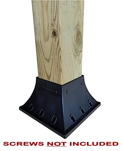 Wizard Heavy Duty Deck Porch Handrail Post Base Support Flange Cover Skirt Trim Anchor #TOP6