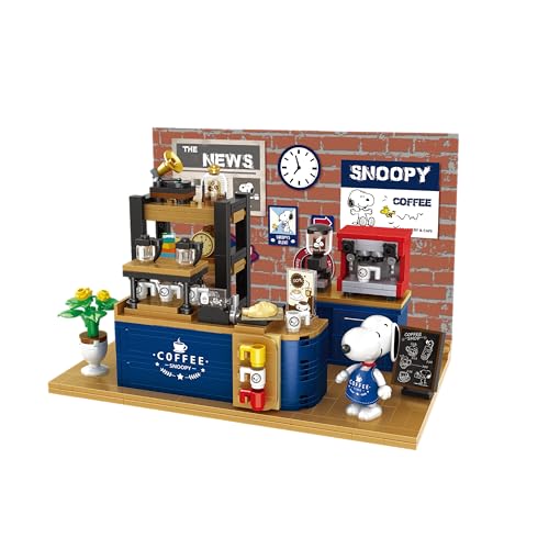 BlueBrixx Pro 107367 – Barista Snoopy – Peanuts Snoopy Figur aus...