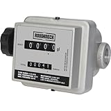 Roughneck Mechanical Fuel Meter - 4-20 GPM, 3/4in. Inlet/Outlet