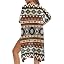 Tribal Aztec Print Beige Brown