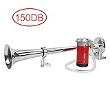 ► Lange Lebensdauer - Der Einzellautsprecher ist für Kunden gedacht, die ein lautes und preiswertes Druckhorn suchen. Die Hornqualität ist sehr gut, es wird nicht durch Vibration, extrem niedrige Temperaturen, hohe Temperaturen und hohe Luftfeuchtigkeit beschädigt und der Preis ist sehr günstig.