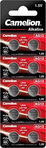 Camelion Blister 10 Piles Boutons AG13 LR44/LR1154/357 sans Mercure