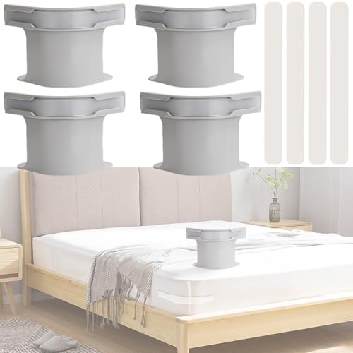 Lot de 4 supports de drap de lit avec bandes de verrouillage pour coins, clips de fixation de drap de lit pour toutes les tailles de matelas, installation...