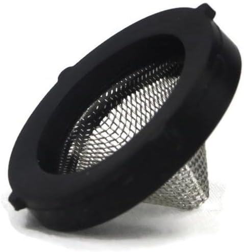 Miniatura 7 de The ROP Shop Paquete de 5 arandelas de goma con filtro de cono de malla de acero para bomba de agua a presión