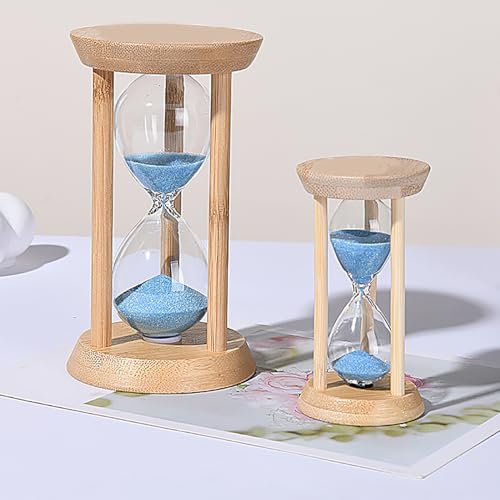 Reloj de arena naranja de 10 minutos miniatura 3