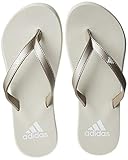 Leichte Laufsohle adidas Damen Eezay FLIP Flop Badeschuhe, Grau (Platin Metallic/Footwear Raw White 0), 38 EU