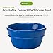 humangear Flexibowl | Convertible Camping Bowl | On the Go | Packable & Easy to Clean, Red