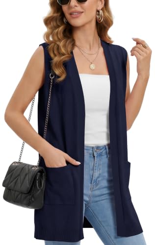 Image of VIISHOW Women's Classic Cardigans Long Sleeve Open Front Casual Knit Cardigan Sweaters Coat Soft Outwear