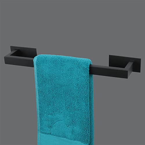 Vanloory Bathroom Towel Bar Self Adhesive, No Drilling Towel Rack Easy To Install, Hand Towel Holder Made Of Premium Stainless Steel Sticky On Hand Towel Hanger For Kitchen, Toilet.(16In, Black) #TOP11