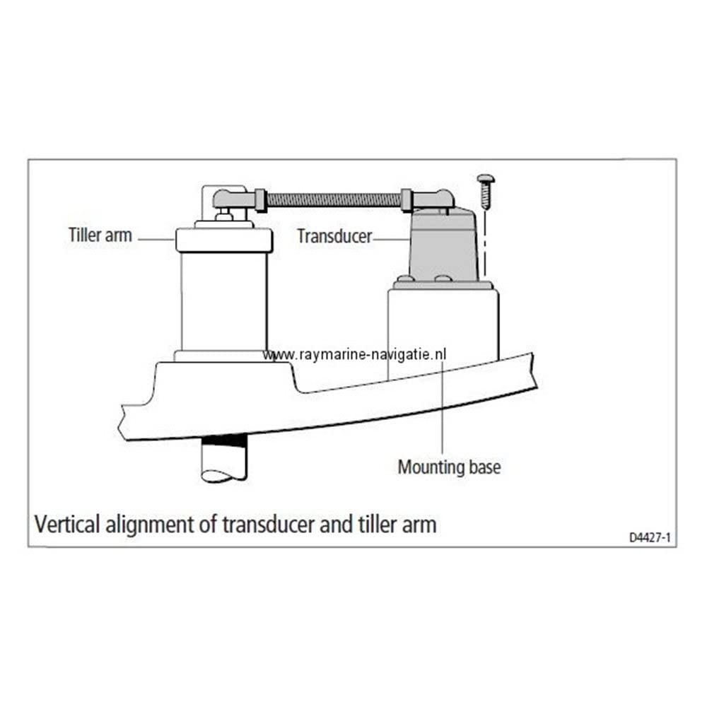 Raymarine Transductor Ángulo de Timón de Recambio para Sistemas de Piloto M81105