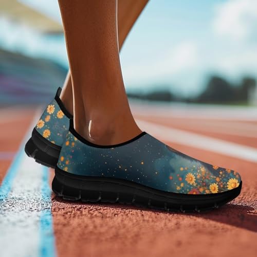 Image of Women's Loafers Slip On Slip Shoe Casual Walking Shoes Non Slip Work Shoes Mesh Athletic Sneakers