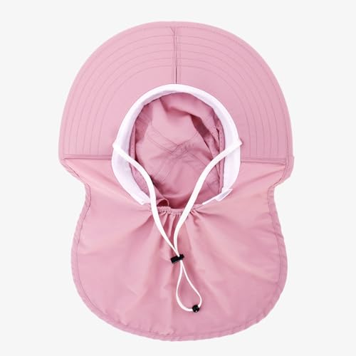 Sombrero de mujer con protector de cuello y ala ancha miniatura 6