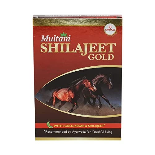 Image of Multani Shilajeet Gold Capsule 20 Capsule & Multani Nookee Plus Capsule 60 Veg Capsules Combo