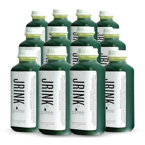 JRINK by Pur&eacute;e Easy Green Juice, Cold Pressed Organic Fruit and V...