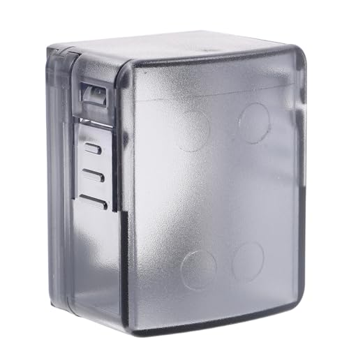 Gogogmee Cerradura de Manija para Puertas Bloqueo Seguridad Antirrobo Protección Niña Diseño Elegante Fácil Instalación Cubierta Protectora Negra Mate