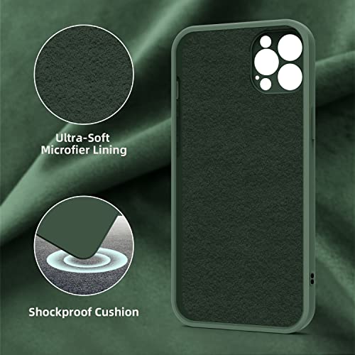 Elestbela Silikonhülle für iPhone 12 Pro Max Kratzfeste Handyhülle