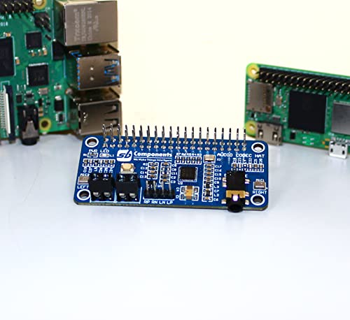 sb components WM8960 Carte son Hi-Fi Audio Codec HAT pour Raspberry Pi, I2S Interface stéréo Play Record Raspberry Pi Audio Codec HAT – vue 5