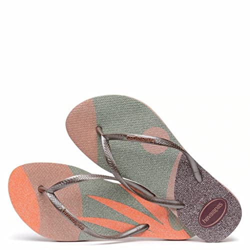 Chinelo Slim Palette Glow, Havaianas, Feminino, Rosa Crocus, 33/34