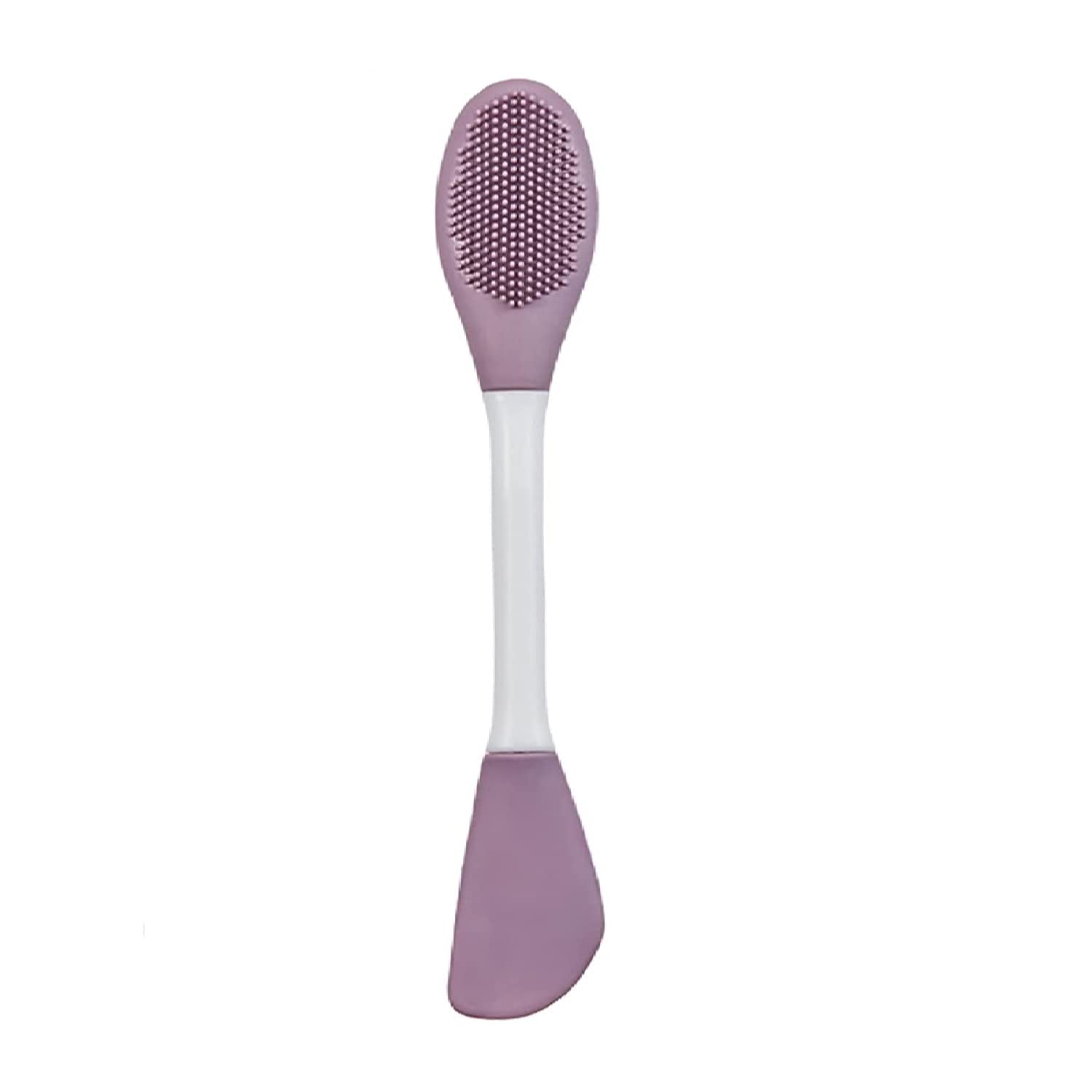 MAPPERZ Silicone Face Mask Brush Double-head,1PCS Soft Face Mask&Facial Cleansing Brush,Facials, Mud,Clay Mask,DIY,Modeling Mask,Body Lotion,and BB CC Cream,Pore Cleaner-Random color-image-25
