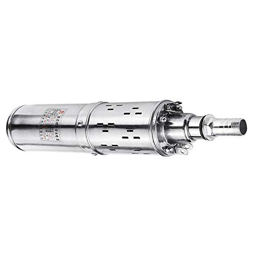 Electric Deep Well Solar Submersible Water Pump Dc 12V 180W Farm Ranch Submersible Deep Bore Well Water Pump Pure Copper Motor 5.3 Gpm Large Flow 82Ft High Lift #TOP2